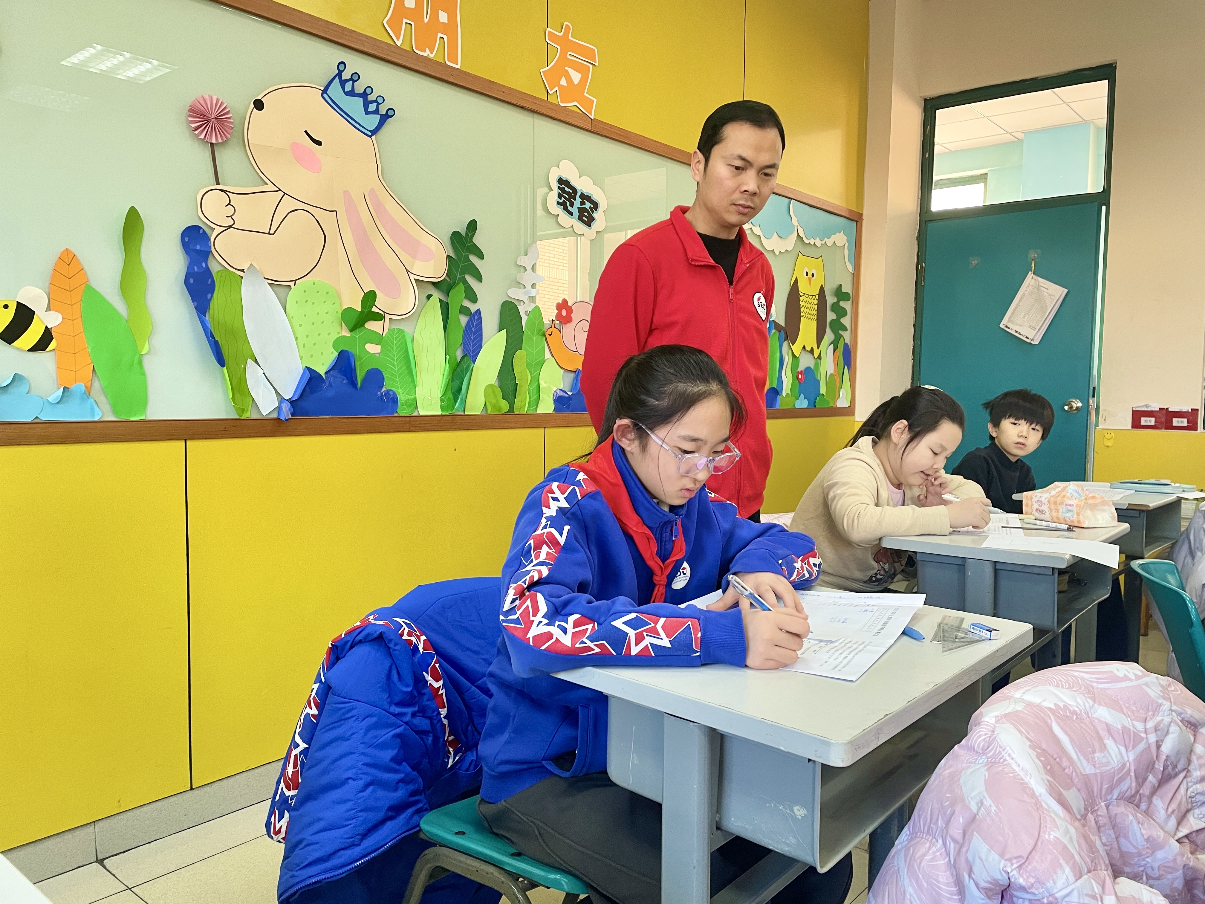 图8执行流动监考，关注学生考试状态